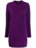 Dsquared2 Knitted Tunic Jumper - Purple