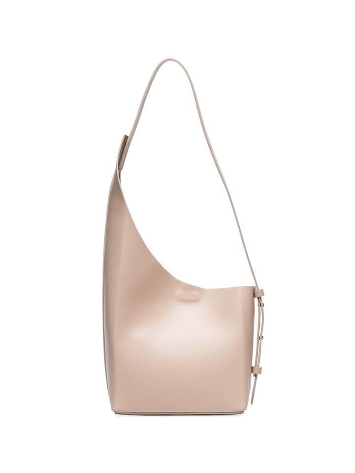 Aesther Ekme Demi Lune Leather Bucket Bag - Neutrals