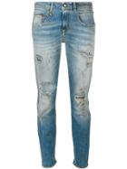 R13 Distressed Denim Jeans - Blue