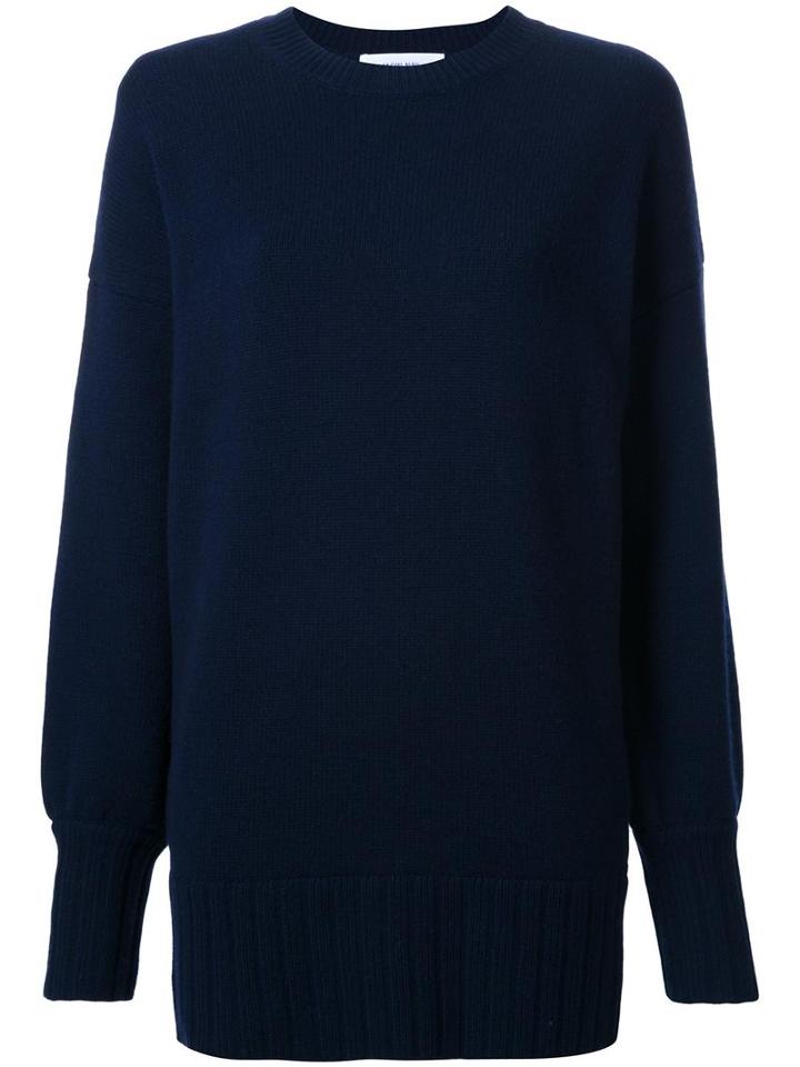 Le Ciel Bleu Longline Jumper, Women's, Size: 36, Blue, Wool/cashmere