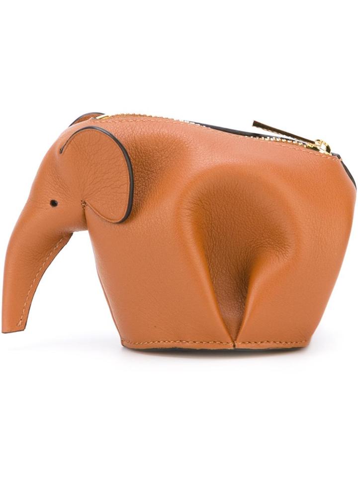 Loewe 'elephant' Purse - Brown