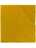 Faliero Sarti Oversized Fringed Scarf - Yellow & Orange