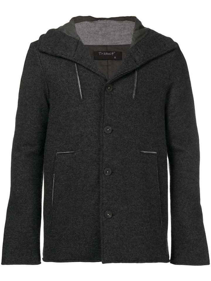 Transit Hooded Coat - Grey