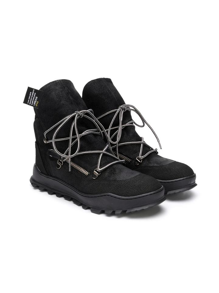Cinzia Araia Kids Teen Tyson Ankle Boots - Black
