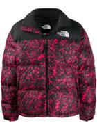 The North Face Graphic Puffer Jacket - Black