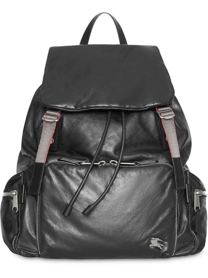 Burberry The Extra Large Rucksack In Nappa Leather - Black