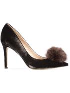 Sam Edelman Pom Pom Pumps - Brown