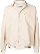 Drôle De Monsieur Varsity Bomber Jacket - Neutrals