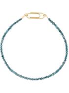 Uzerai Edits String Diamond Bracelet, Women's, Blue, 18kt Gold/blue Diamond
