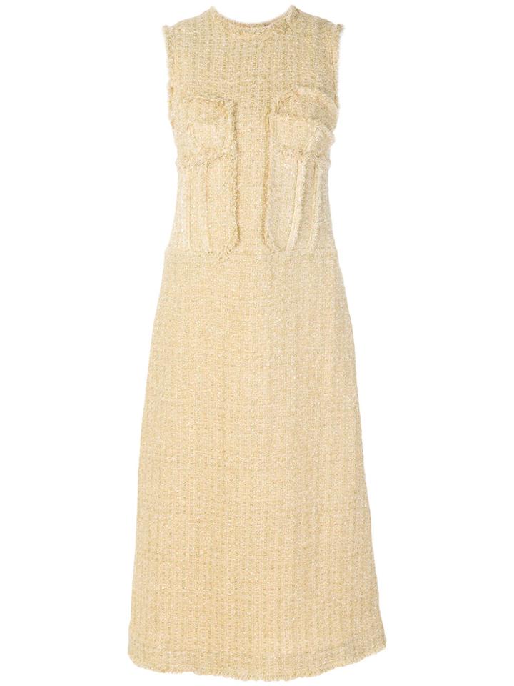Simone Rocha Tweed Dress - Yellow & Orange
