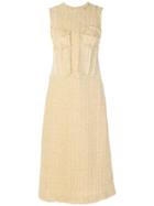 Simone Rocha Tweed Dress - Yellow & Orange