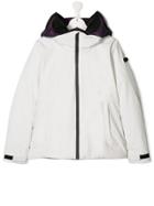Ai Riders On The Storm Teen Contrasting Hood Jacket - White