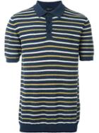 Roberto Collina Striped Towelling Polo Shirt