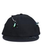 Piers Atkinson Crystal Bug Cap, Women's, Black, Acrylic/glass