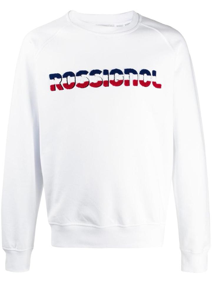 Rossignol Script Print Jumper - White
