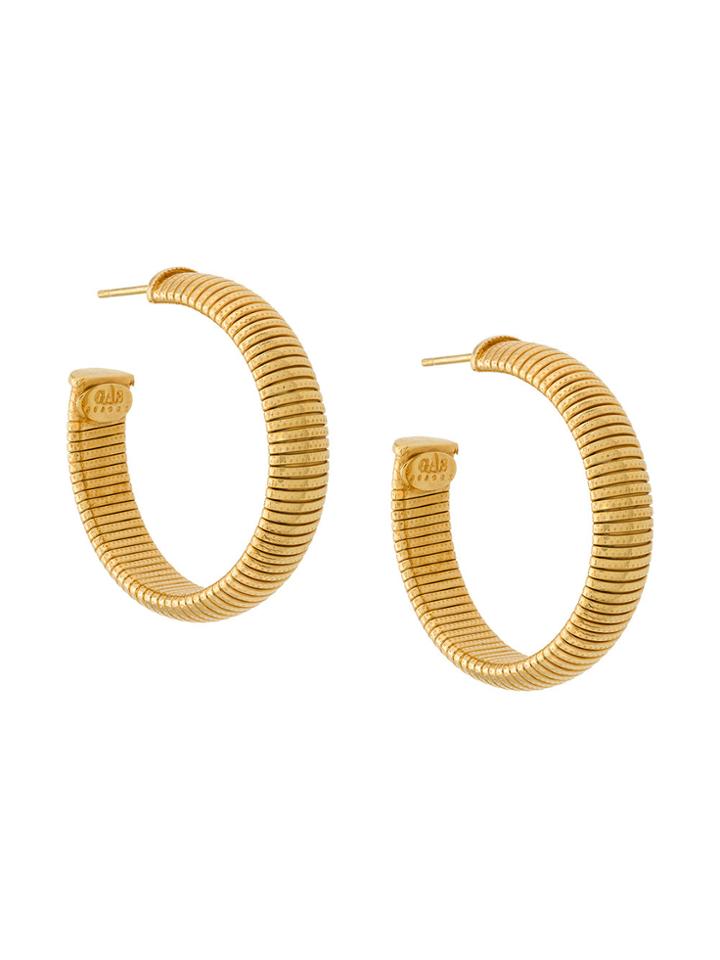 Gas Bijoux Milo Hoop Earrings - Metallic