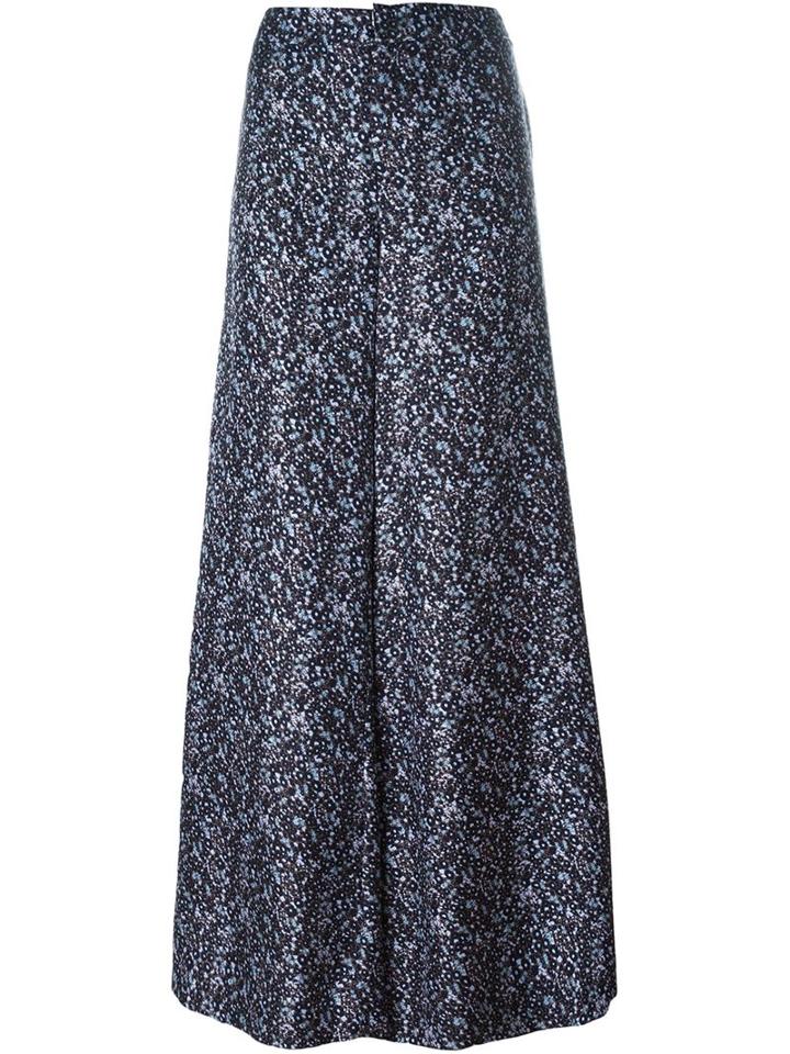 Derek Lam 10 Crosby Floral Wide Leg Trousers