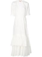Brock Collection Ruffle Dress - White