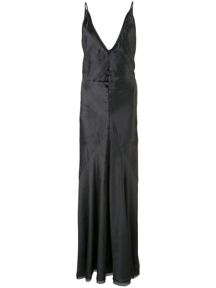 Gabriela Hearst V-neck Long Dress - Green