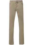 Borrelli Straight Trousers - Nude & Neutrals