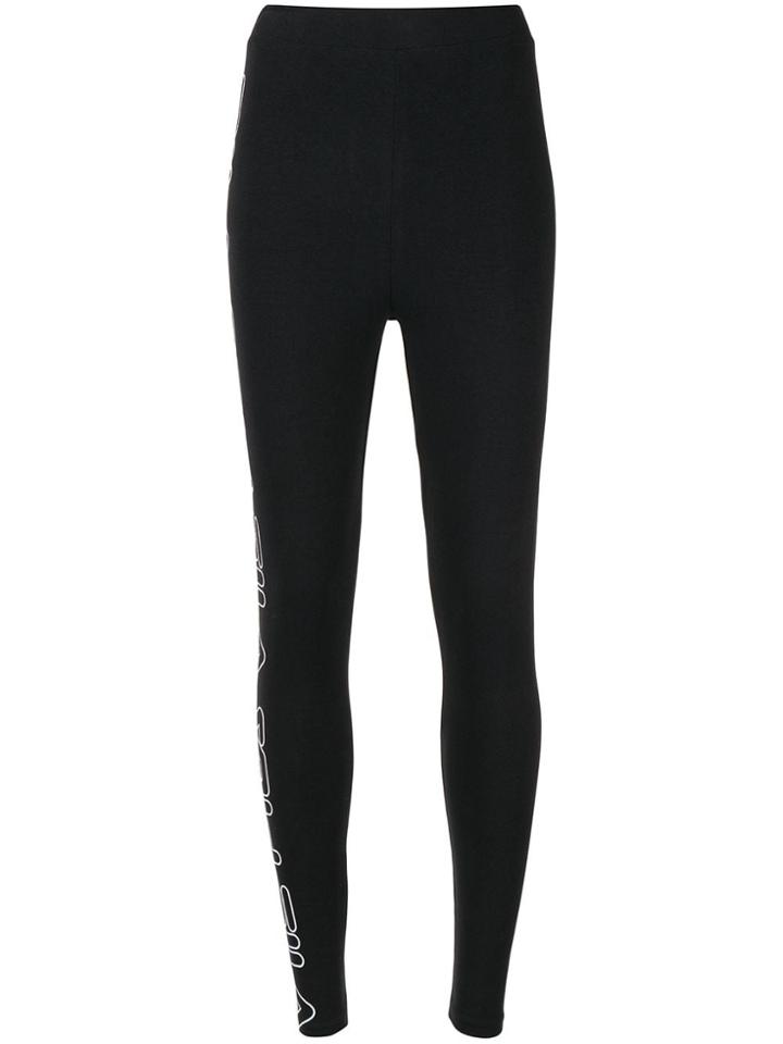 Fila Side Logo Print Leggings - Black