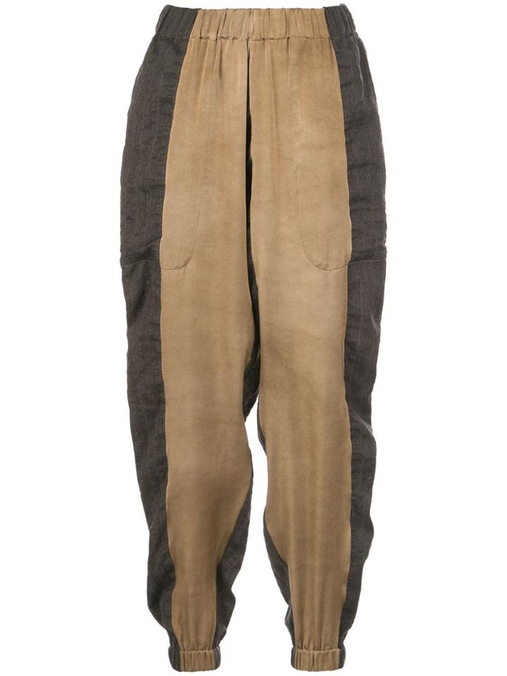 Uma Wang Uma Wang Uw3006uw982 Black/grey/tan - Brown