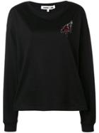 Mcq Alexander Mcqueen Sequinned Logo Sweatshirt - Black