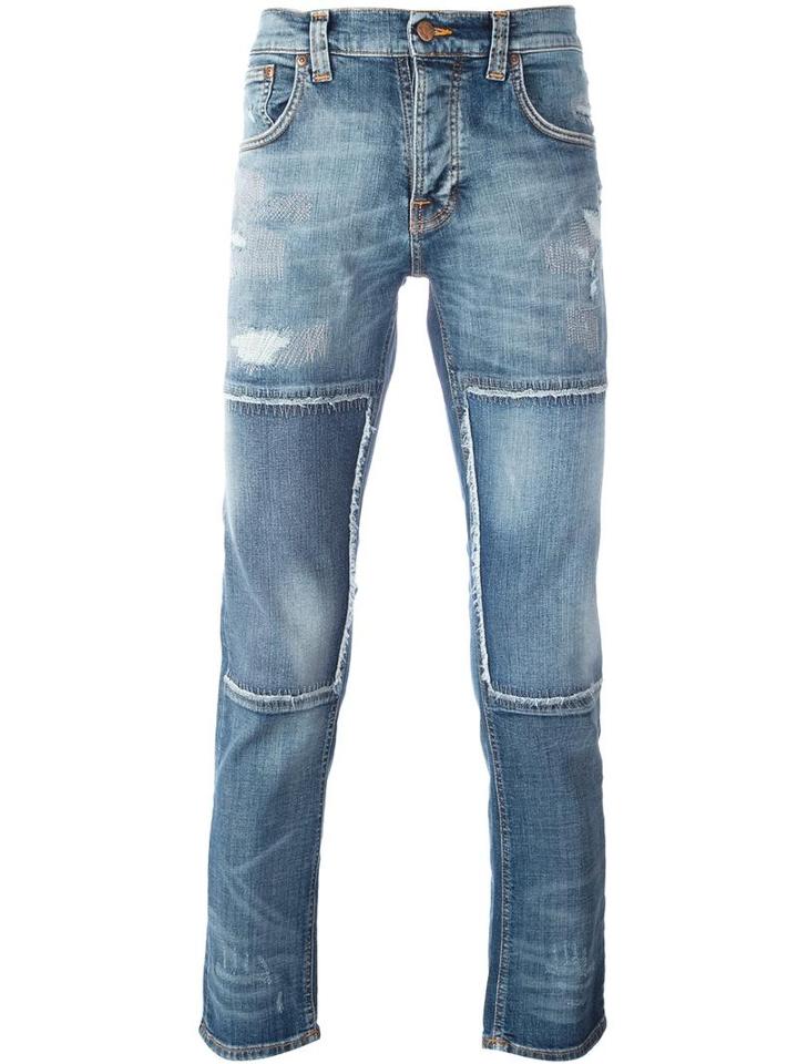 Nudie Jeans Co 'tim Kurt' Jeans, Men's, Size: 33/30, Blue, Cotton/spandex/elastane