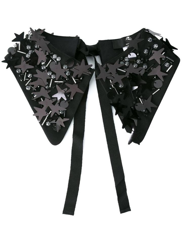 Paul Smith Black Label Star Embellished Collar, Women's, Silk
