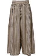 Mes Demoiselles Stripped Barnet Trousers - Black