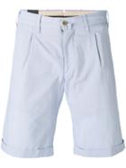 Lardini - Cuffed Pleated Shorts - Men - Cotton - 54, White, Cotton