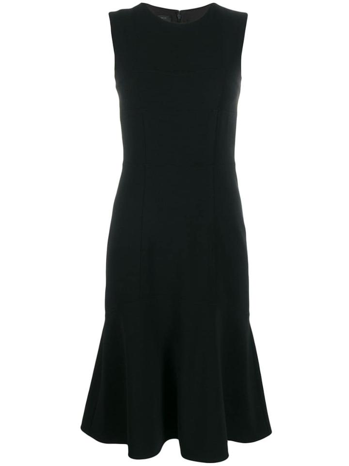 Pinko Sleeveless Midi Dress - Black
