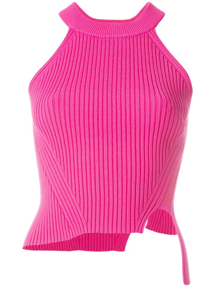 Diesel Knitted Halterneck Top - Pink & Purple