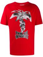 Palm Angels Palm Tree Print T-shirt - Red