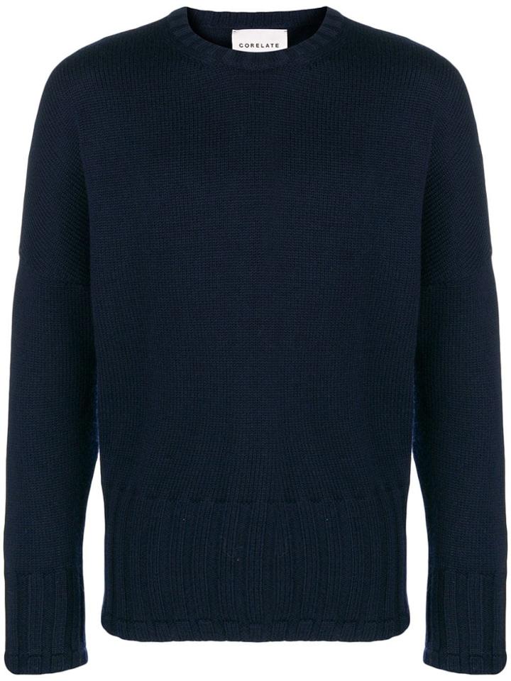 Corelate Knit Sweater - Blue