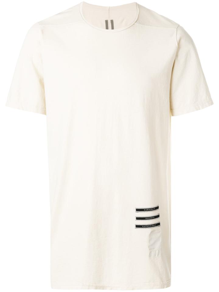 Rick Owens Drkshdw Crew Neck T-shirt - Nude & Neutrals