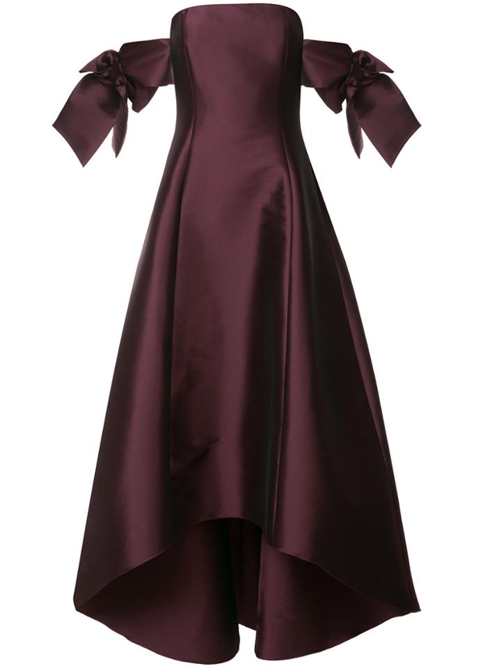 Sachin & Babi Bengaluru Satin Flared Gown