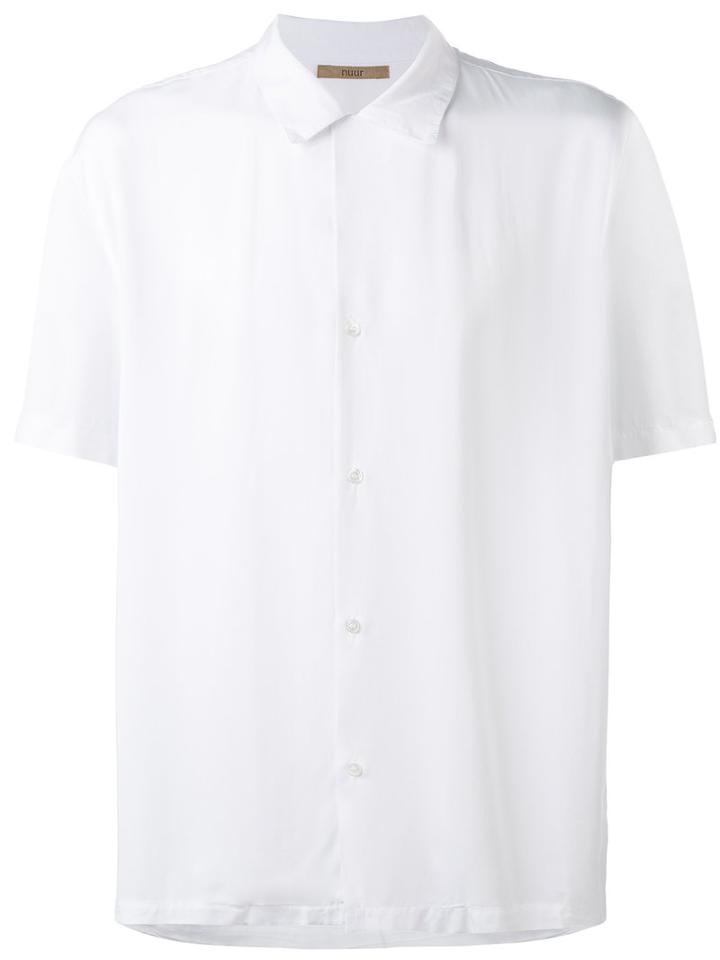 Nuur - Loose Fit Shirt - Men - Viscose - 46, White, Viscose