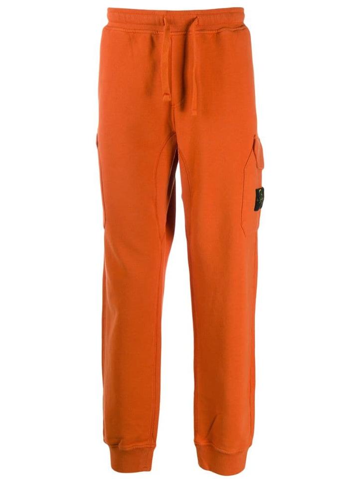 Stone Island Drawstring Track Pants - Orange