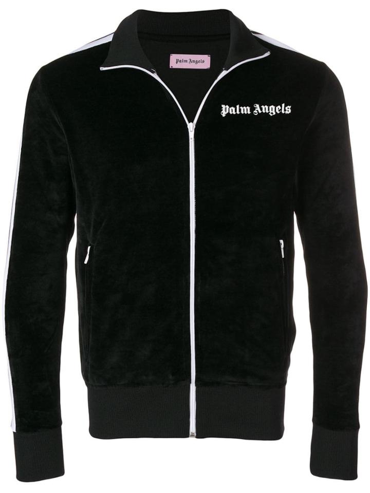 Palm Angels Polo Neck Jumper - Black