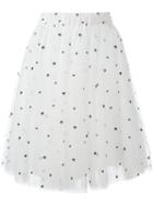 P.a.r.o.s.h. Ponystar Skirt, Women's, White, Polyester/polyamide/acetate/viscose