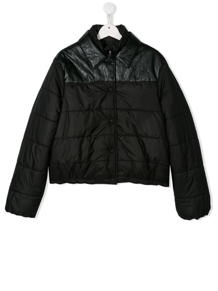 Philosophy Di Lorenzo Serafini Kids Teen Shiny Panel Padded Jacket -
