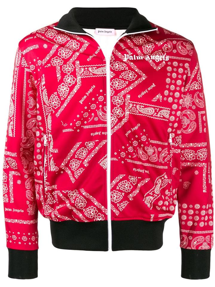Palm Angels Bandana Track Jacket - Black