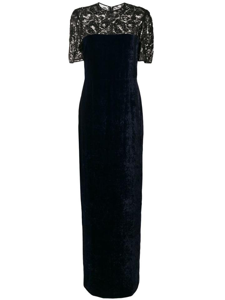 Stella Mccartney Lace Top Gown - Blue