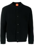 Andersen-andersen Collarless Stadium Jacket - Black