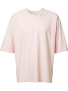 Homme Plissé Issey Miyake Plain T-shirt, Men's, Size: 3, Pink/purple, Cotton
