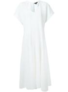 Ellery Flared Maxi Dress - White