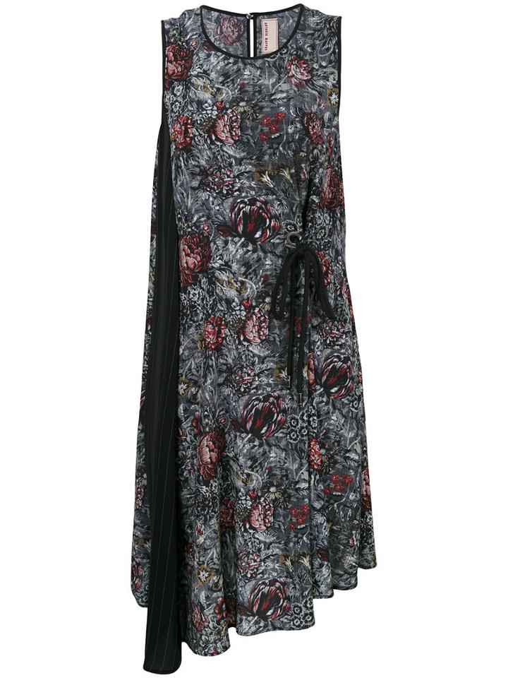 Antonio Marras - Asymmetric Wrap Dress - Women - Silk/polyester/cupro - 46, Silk/polyester/cupro