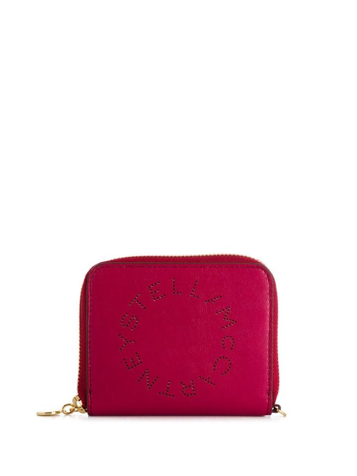 Stella Mccartney Zip-around Logo Wallet - Pink