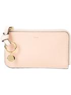 Chloé Charm Detail Coin Purse - Pink & Purple